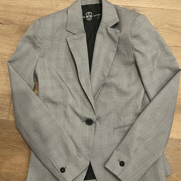 Plaid queen bee sparkle blazer size 4 new - Picture 4 of 6